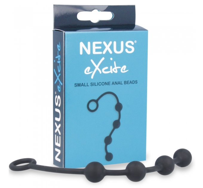 Анальные шарики Nexus Excite Small Anal Beads, силикон, макс. диаметр 2см