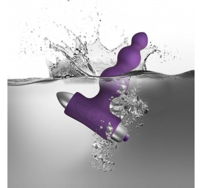 Анальный вибратор Rocks Off Petite Sensations - Bubbles Purple
