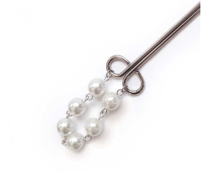 Зажим для клитора Art of Sex - Clit Clamp Royal Pearls