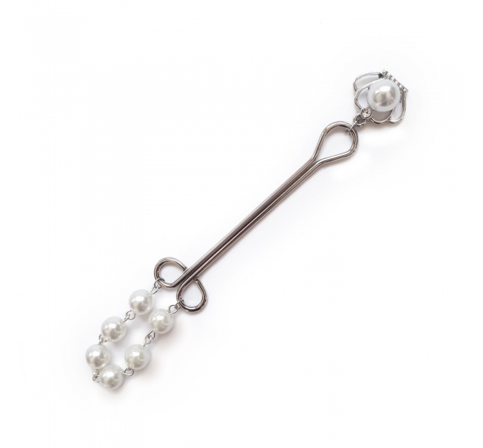 Зажим для клитора Art of Sex - Clit Clamp Royal Pearls