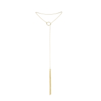 Цепочка для тела Bijoux Indiscrets Magnifique Tickler Pendant Chain - Gold, украшение для тела