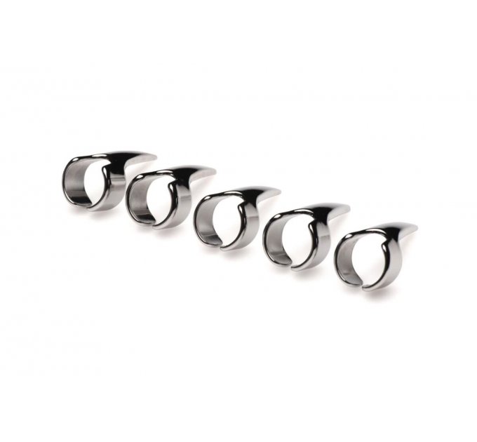 Набор колец с когтями Master Series Five-Piece Sensation Claw Rings - Silver