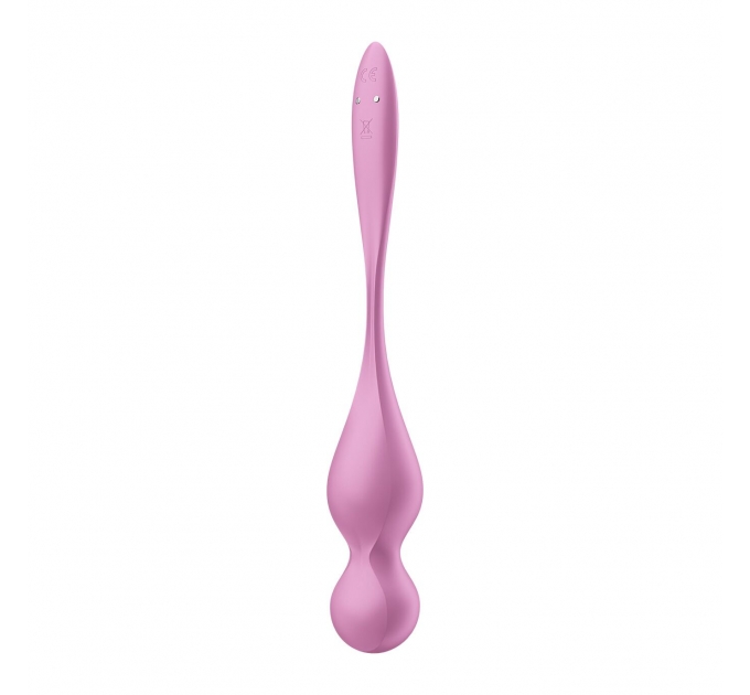 Вагинальные шарики с вибрацией Satisfyer Love Birds 1 Connect App Pink