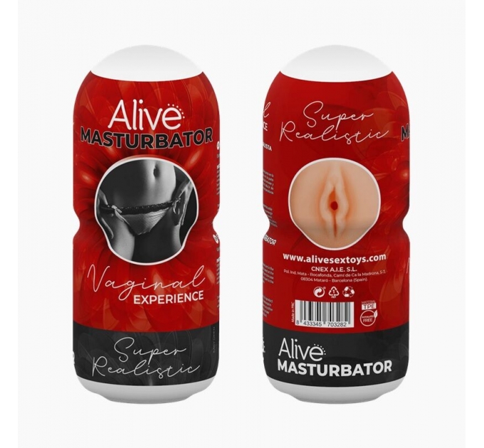 Мастурбатор-вагина Alive Vaginal Experience RED