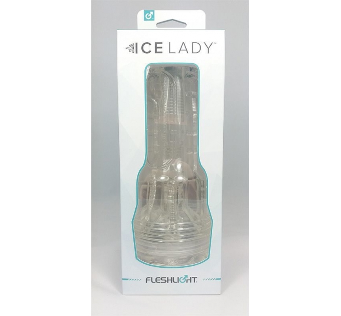 Мастурбатор вагина Fleshlight Ice Lady Crystal, полупрозрачный материал и корпус