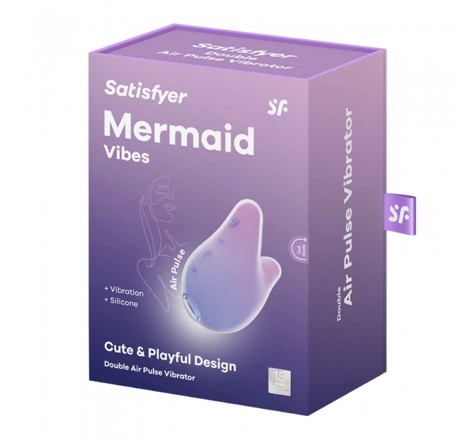 Вакуумный клиторальный стимулятор Satisfyer Mermaid Vibes Violet/Pink