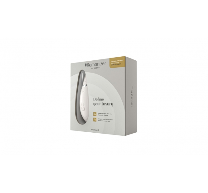 Вакуумный клиторальный стимулятор Womanizer Premium 2 - Grey