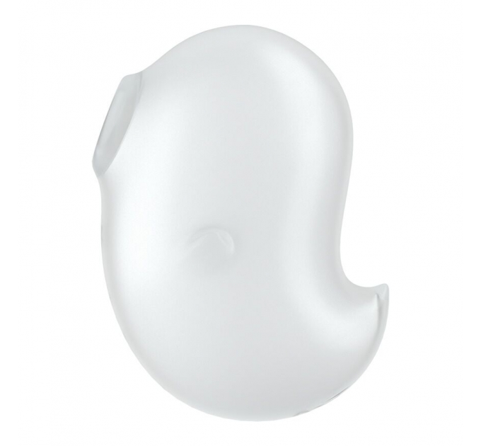 Вакуумный клиторальный стимулятор с вибрацией Satisfyer Cutie Ghost White