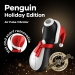 Вакуумный клиторальный стимулятор Satisfyer Penguin Holiday Edition, в шапочке и шарфе