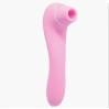 Вибратор и вакуумный клиторальный стимулятор Alive Midnight Quiver Pink - секс-игрушка 2в1
