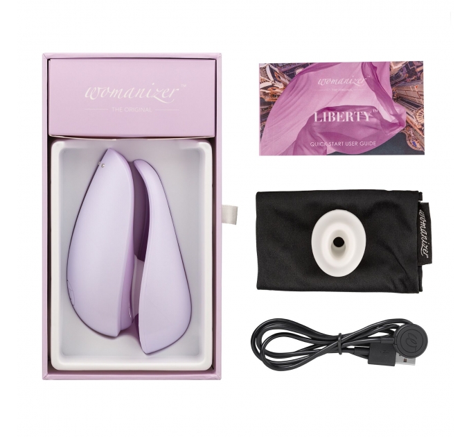 Вакуумный клиторальный стимулятор Womanizer Liberty Lilac