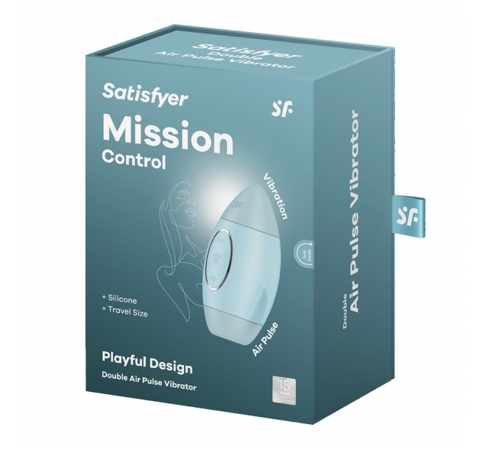 Вакуумный вибратор Satisfyer Mission Control Blue