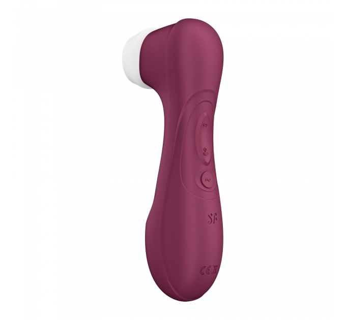 Вакуумный клиторальный стимулятор Satisfyer Pro 2 Generation 3 with Liquid Air Wine Red