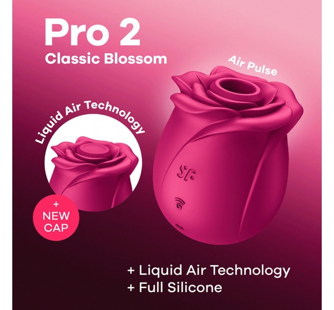 Вакуумный клиторальный стимулятор Satisfyer Pro 2 Classic Blossom