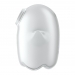 Вакуумный клиторальный стимулятор с вибрацией Satisfyer Glowing Ghost White