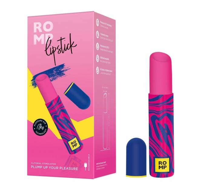 Вакуумный клиторальный стимулятор Romp Lipstick