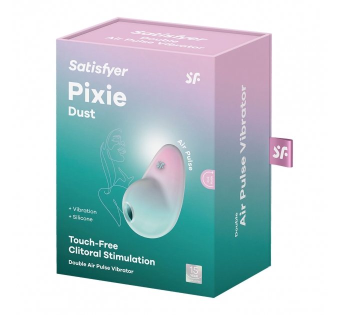 Вакуумный вибратор Satisfyer Pixie Dust Mint/Pink