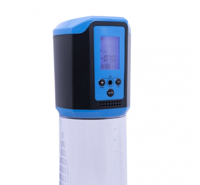 Автоматическая вакуумная помпа Man Powerup Passion Pump LED-табло Blue