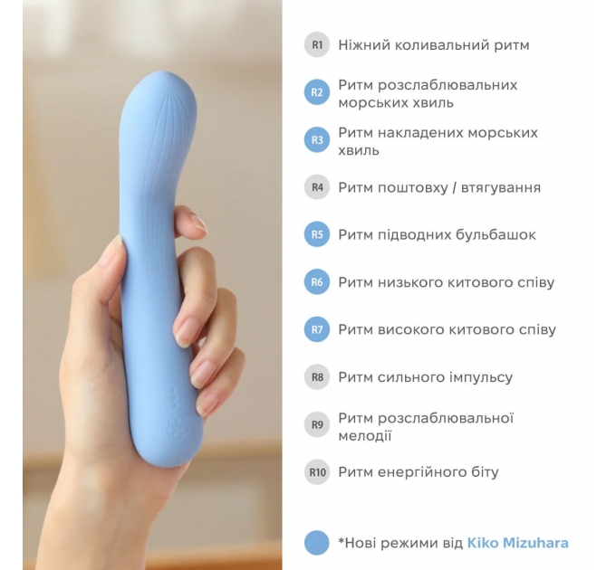 Звуковой вибратор IROHA MAI Ruri, преобразование звука в вибрацию