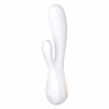 Смарт-вибратор кролик Satisfyer Mono Flex White, 2 мотора, управление через интернет