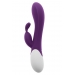 Вибратор-кролик S Pleasures Premium Corabi Rabbit, фиолетовый, ушки для клитора, 16 режимов, нагрев