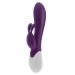 Вибратор-кролик S Pleasures Premium Corabi Rabbit, фиолетовый, ушки для клитора, 16 режимов, нагрев