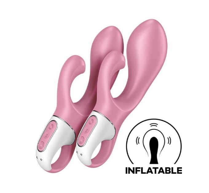 Вибратор-кролик Satisfyer Air Pump Bunny 2, надувается