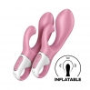 Вибратор-кролик Satisfyer Air Pump Bunny 2, надувается