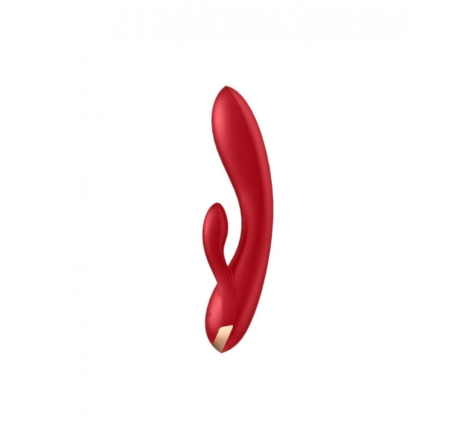 Вибратор кролик Satisfyer Double Flex Red