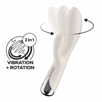 Вибратор-кролик Satisfyer Spinning Rabbit 1 Beige