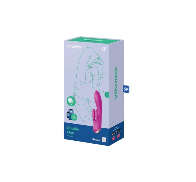 Вибратор кролик Satisfyer Double Flex Violet