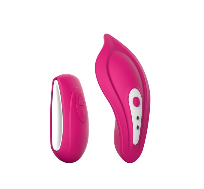 Вибратор в трусики Liebe Panty Vibe Recargable Cerise, нагрев до 39 °C, пульт, трусики в комплекте