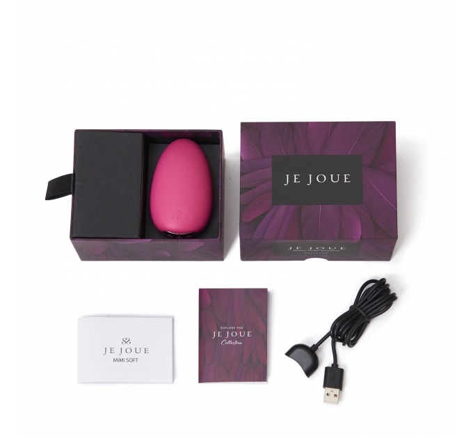 Премиум вибростимулятор Je Joue Mimi Soft Fuchsia, мягкий, очень глубокая вибрациия, 12 режимов