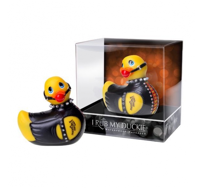 Вибромассажер уточка I Rub My Duckie - Bondage Yellow, любительница BDSM