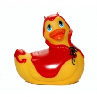 Вибромассажер уточка I Rub My Duckie - Red Devil (BIG)