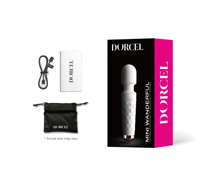 Минивибромассажер Dorcel Wand Mini Wanderful White