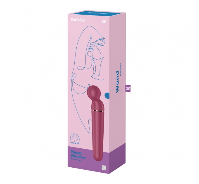 Вибромассажер Satisfyer Planet Wand-er Berry/Rosegold