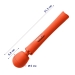 Вибромассажер Fun Factory VIM Vibrating Wand sunrise orange, супермощный и легкий, до 6 часов работы