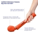 Вибромассажер Fun Factory VIM Vibrating Wand sunrise orange, супермощный и легкий, до 6 часов работы