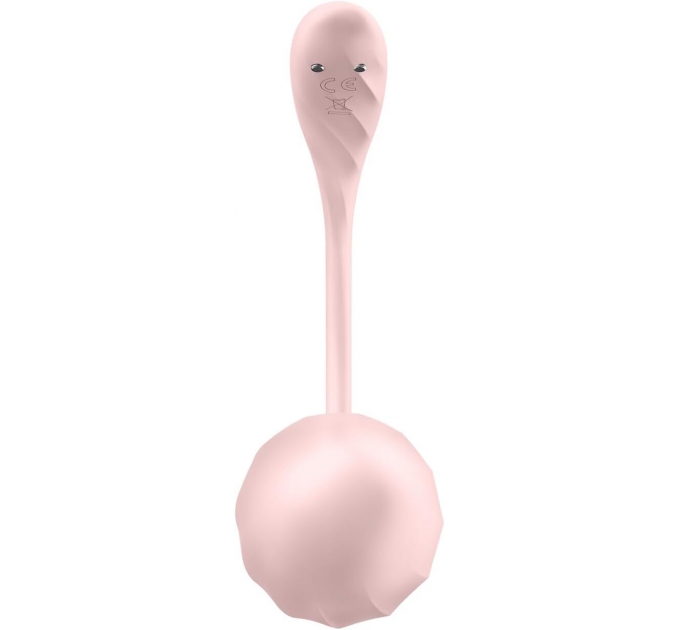 Виброяйцо Satisfyer Ribbed Petal Connect App Rose