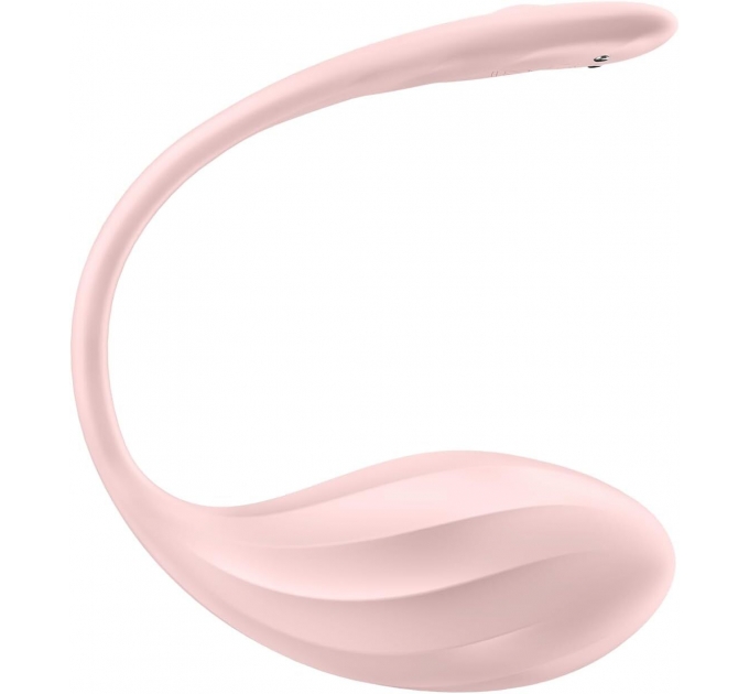 Виброяйцо Satisfyer Ribbed Petal Connect App Rose