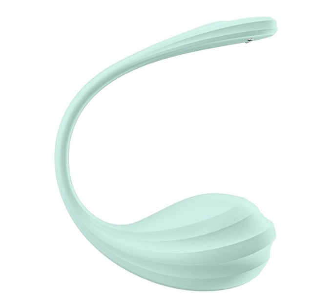 Виброяйцо Satisfyer Smooth Petal Connect App Light Blue