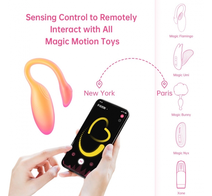Смарт-виброяйцо Magic Motion Flamingo Max Orange