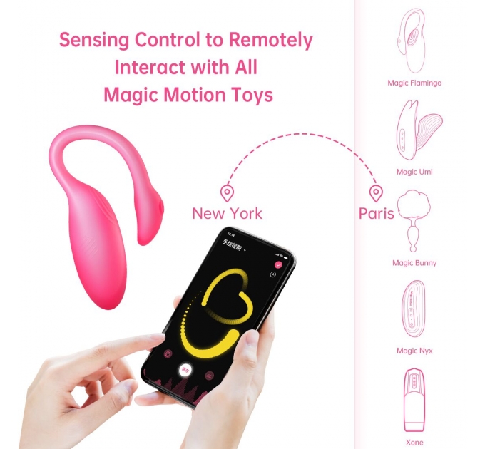 Смарт-виброяйцо Magic Motion Flamingo Max Pink